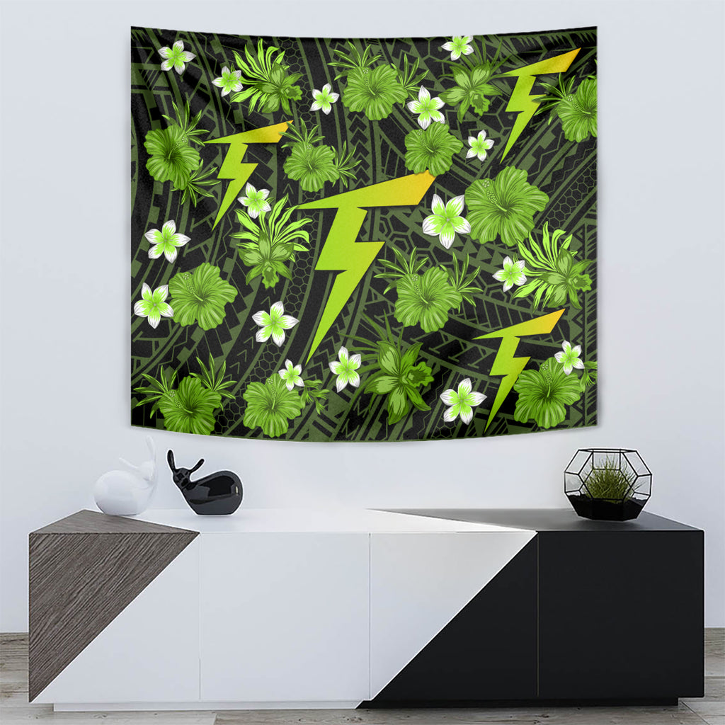 australian-thunder-cricket-tapestry-baeuty-pacific-hibiscus-and-polynesian-pattern