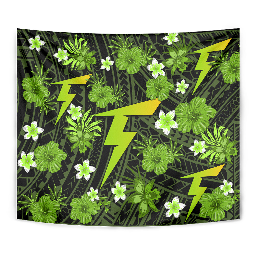 australian-thunder-cricket-tapestry-baeuty-pacific-hibiscus-and-polynesian-pattern