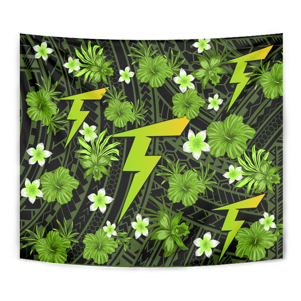 australian-thunder-cricket-tapestry-baeuty-pacific-hibiscus-and-polynesian-pattern