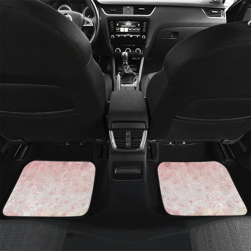 Melbourne Horse Floral Saddle Car Mats Pink Rose With Waxflower Flowers
