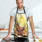 Melbourne Horse Floral Saddle Apron Yellow Rose With Wattle Flowers