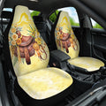 Melbourne Horse Floral Saddle Car Seat Cover Yellow Rose With Wattle Flowers