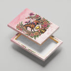 Melbourne Horse Race Canvas Wall Art Aussie Floral Horseshoe Pink Rose