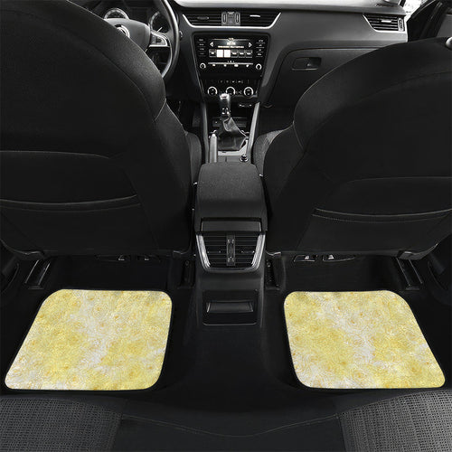 Melbourne Horse Race Car Mats Aussie Floral Horseshoe Yellow Rose