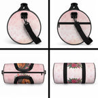 Melbourne Horse Pink Rose Wreath Duffle Bag Aussie Galah Cockatoo and Pink Robin