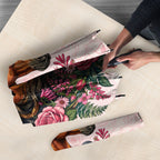 Melbourne Horse Pink Rose Wreath Umbrella Aussie Galah Cockatoo and Pink Robin