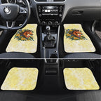Melbourne Horse Yellow Rose Wreath Car Mats Aussie Blue Wren and Rosella Parrot
