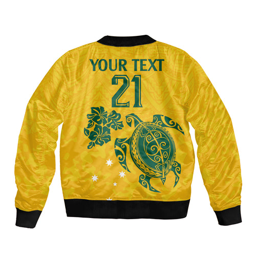 custom-australia-soccer-bomber-jacket-socceroos-hibiscus-and-turtle-with-polynesian-pattern