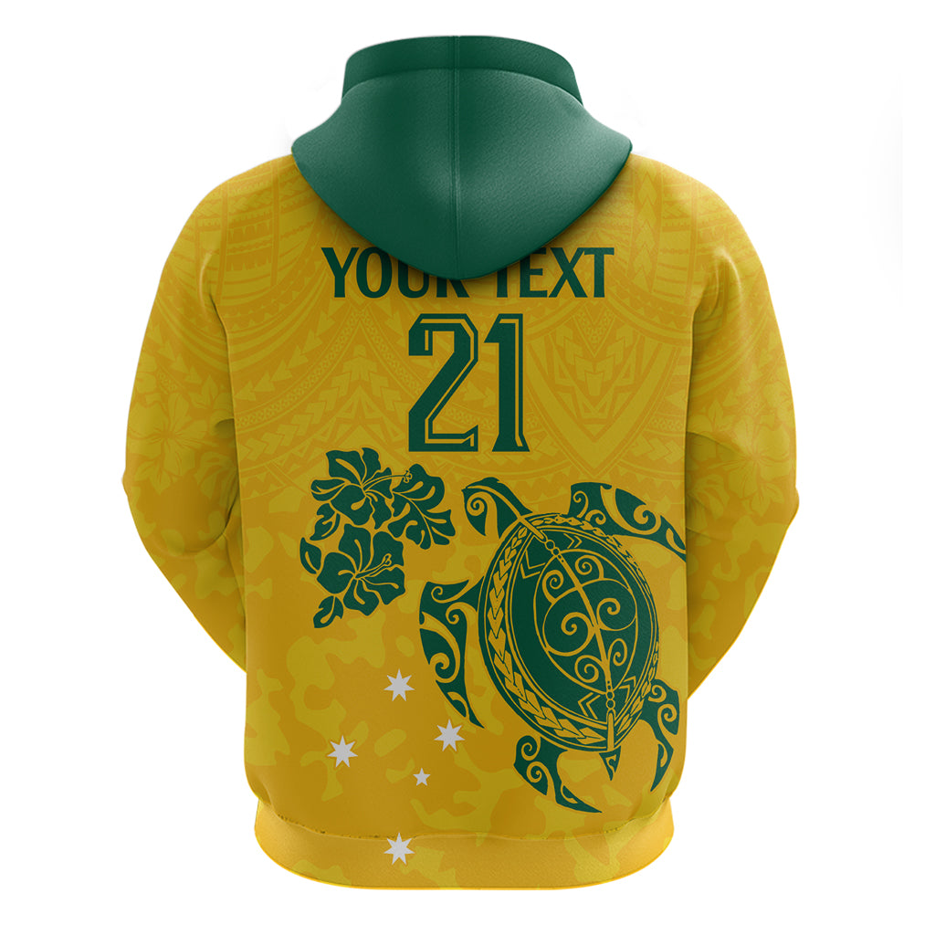 custom-australia-soccer-hoodie-socceroos-hibiscus-and-turtle-with-polynesian-pattern