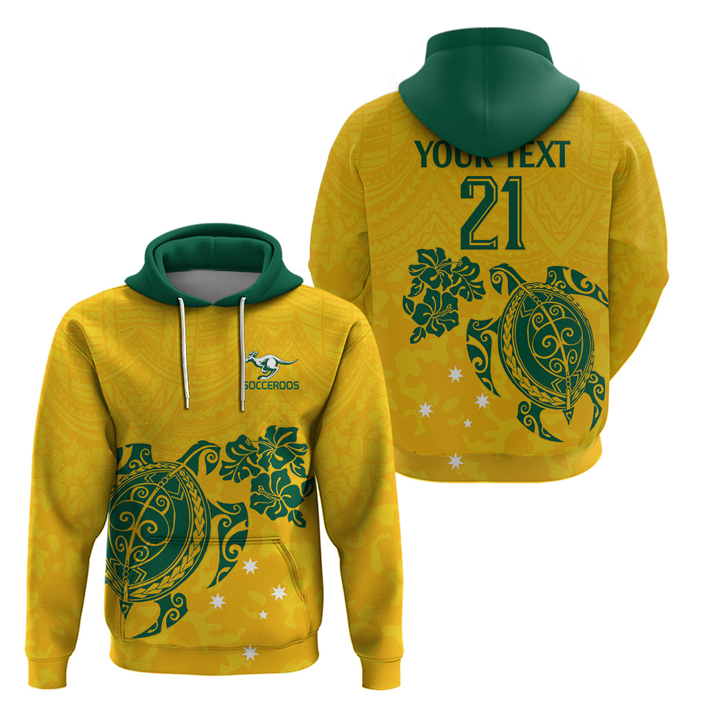 custom-australia-soccer-hoodie-socceroos-hibiscus-and-turtle-with-polynesian-pattern
