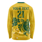 custom-australia-soccer-long-sleeve-shirt-socceroos-hibiscus-and-turtle-with-polynesian-pattern