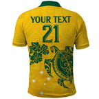custom-australia-soccer-polo-shirt-socceroos-hibiscus-and-turtle-with-polynesian-pattern