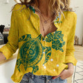 custom-australia-soccer-women-casual-shirt-socceroos-hibiscus-and-turtle-with-polynesian-pattern