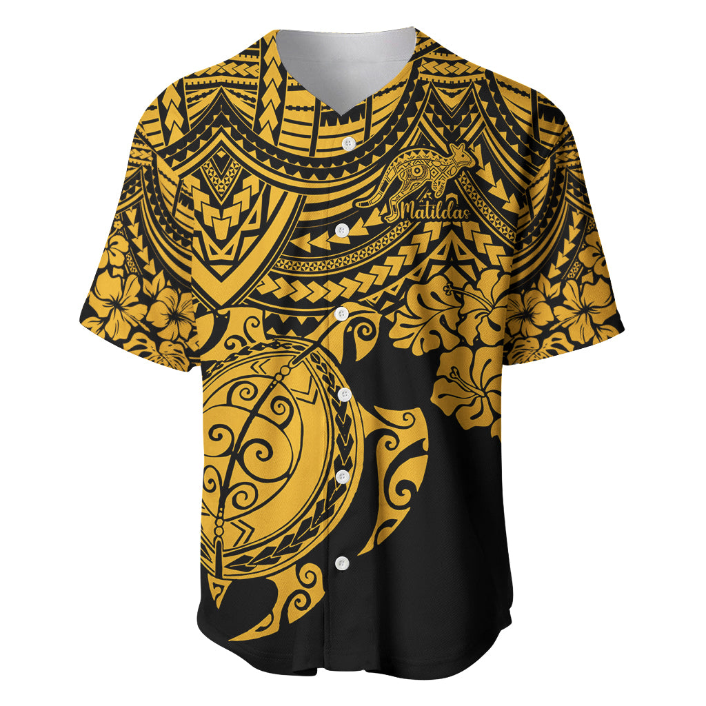 custom-australia-matildas-baseball-jersey-hibiscus-and-turtle-with-polynesian-pattern