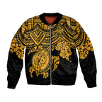 custom-australia-matildas-bomber-jacket-hibiscus-and-turtle-with-polynesian-pattern