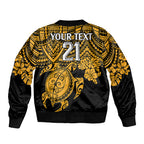custom-australia-matildas-bomber-jacket-hibiscus-and-turtle-with-polynesian-pattern
