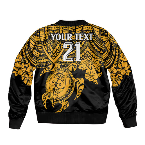 custom-australia-matildas-bomber-jacket-hibiscus-and-turtle-with-polynesian-pattern