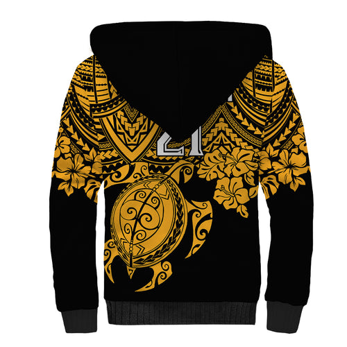 custom-australia-matildas-sherpa-hoodie-hibiscus-and-turtle-with-polynesian-pattern