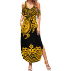 custom-australia-matildas-summer-maxi-dress-hibiscus-and-turtle-with-polynesian-pattern