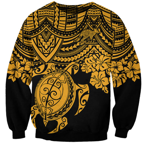 custom-australia-matildas-sweatshirt-hibiscus-and-turtle-with-polynesian-pattern