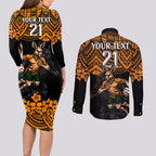 cusrom-australia-wallabies-rugby-couples-matching-long-sleeve-bodycon-dress-and-long-sleeve-button-shirt-hibiscus-and-turtle-with-polynesian-pattern