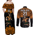 cusrom-australia-wallabies-rugby-couples-matching-off-shoulder-maxi-dress-and-long-sleeve-button-shirt-hibiscus-and-turtle-with-polynesian-pattern