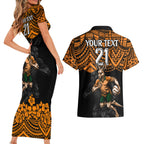 cusrom-australia-wallabies-rugby-couples-matching-short-sleeve-bodycon-dress-and-hawaiian-shirt-hibiscus-and-turtle-with-polynesian-pattern