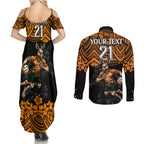 cusrom-australia-wallabies-rugby-couples-matching-summer-maxi-dress-and-long-sleeve-button-shirt-hibiscus-and-turtle-with-polynesian-pattern