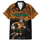 cusrom-australia-wallabies-rugby-family-matching-long-sleeve-bodycon-dress-and-hawaiian-shirt-hibiscus-and-turtle-with-polynesian-pattern
