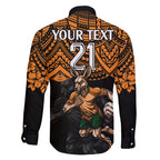 cusrom-australia-wallabies-rugby-family-matching-short-sleeve-bodycon-dress-and-hawaiian-shirt-hibiscus-and-turtle-with-polynesian-pattern