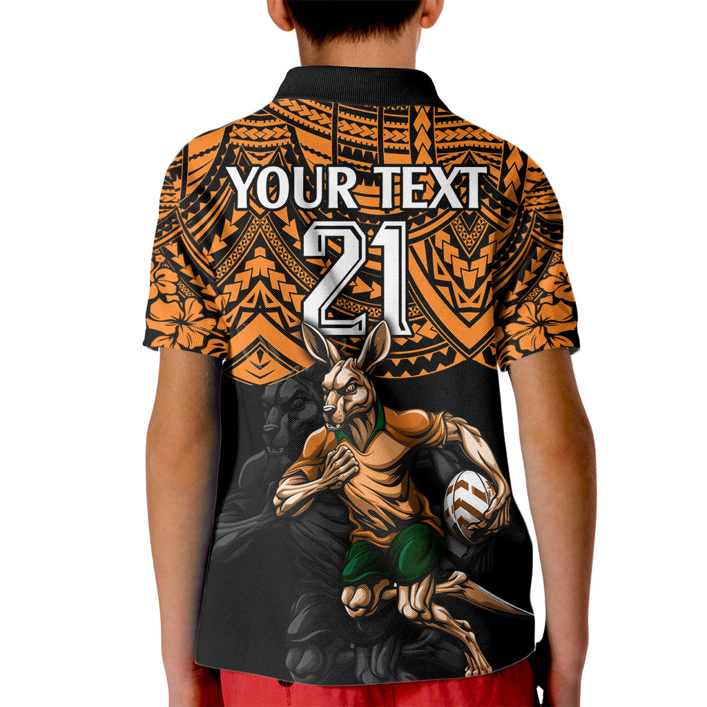 cusrom-australia-wallabies-rugby-kid-polo-shirt-hibiscus-and-turtle-with-polynesian-pattern