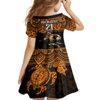 cusrom-australia-wallabies-rugby-kid-short-sleeve-dress-hibiscus-and-turtle-with-polynesian-pattern