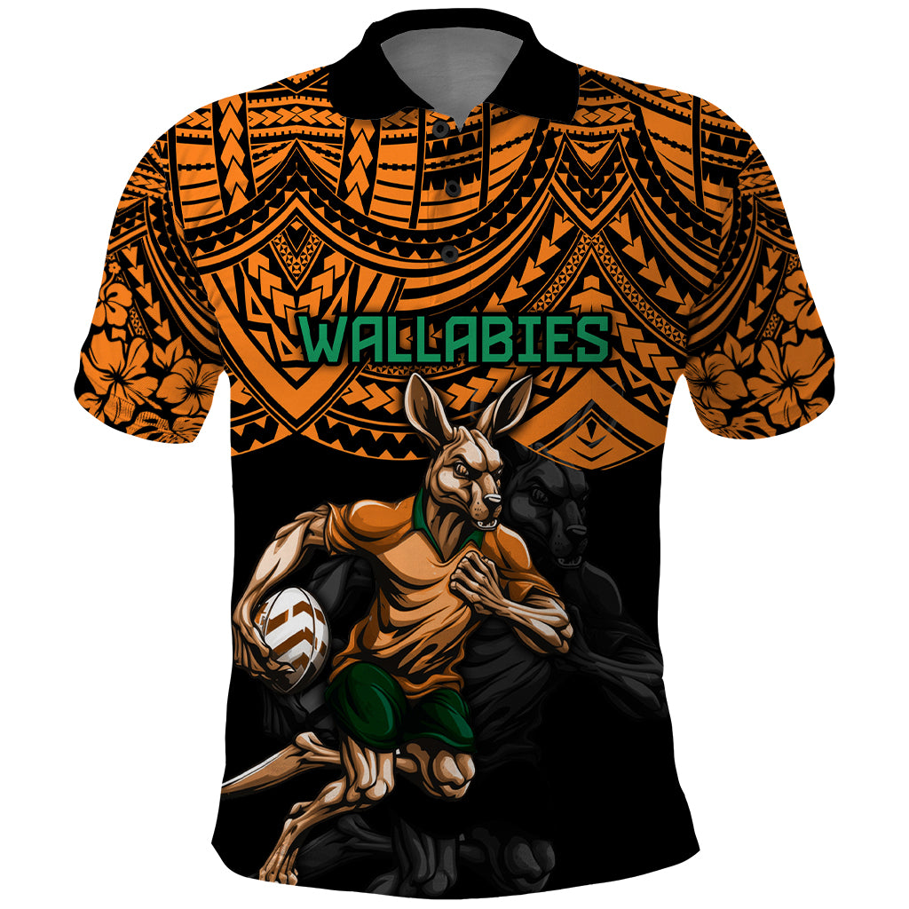 cusrom-australia-wallabies-rugby-polo-shirt-hibiscus-and-turtle-with-polynesian-pattern