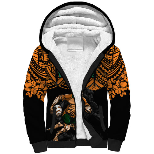 cusrom-australia-wallabies-rugby-sherpa-hoodie-hibiscus-and-turtle-with-polynesian-pattern