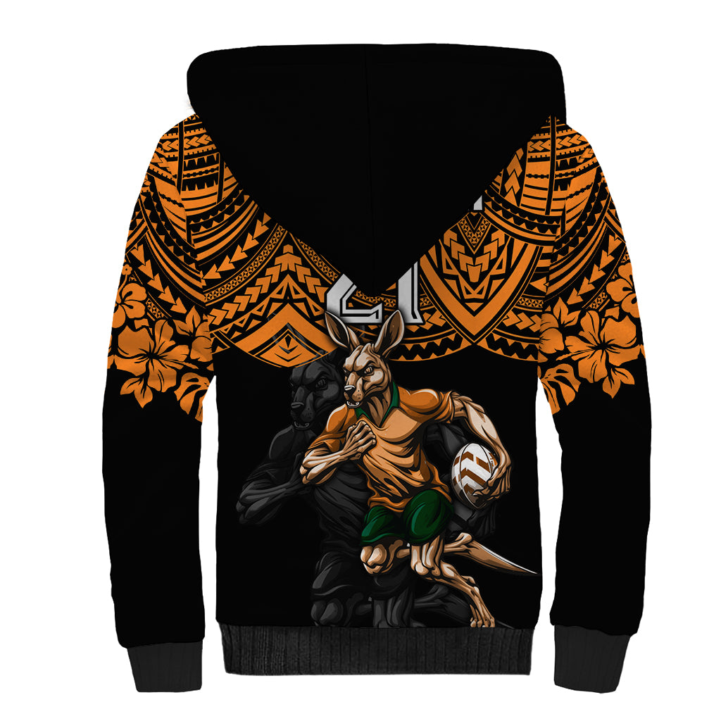cusrom-australia-wallabies-rugby-sherpa-hoodie-hibiscus-and-turtle-with-polynesian-pattern