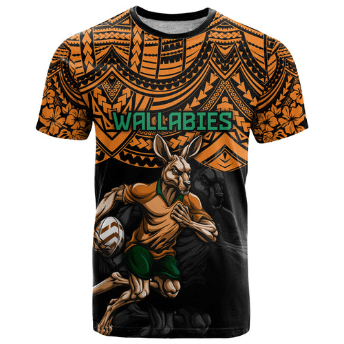 cusrom-australia-wallabies-rugby-t-shirt-hibiscus-and-turtle-with-polynesian-pattern