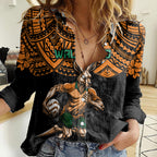 cusrom-australia-wallabies-rugby-women-casual-shirt-hibiscus-and-turtle-with-polynesian-pattern