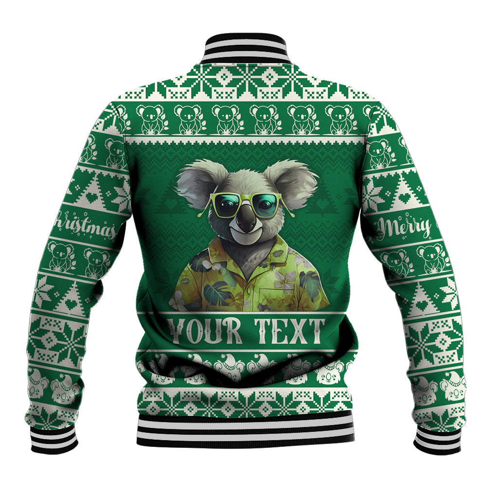personalised-australia-koala-christmas-baseball-jacket-santa-koala-stay-cool