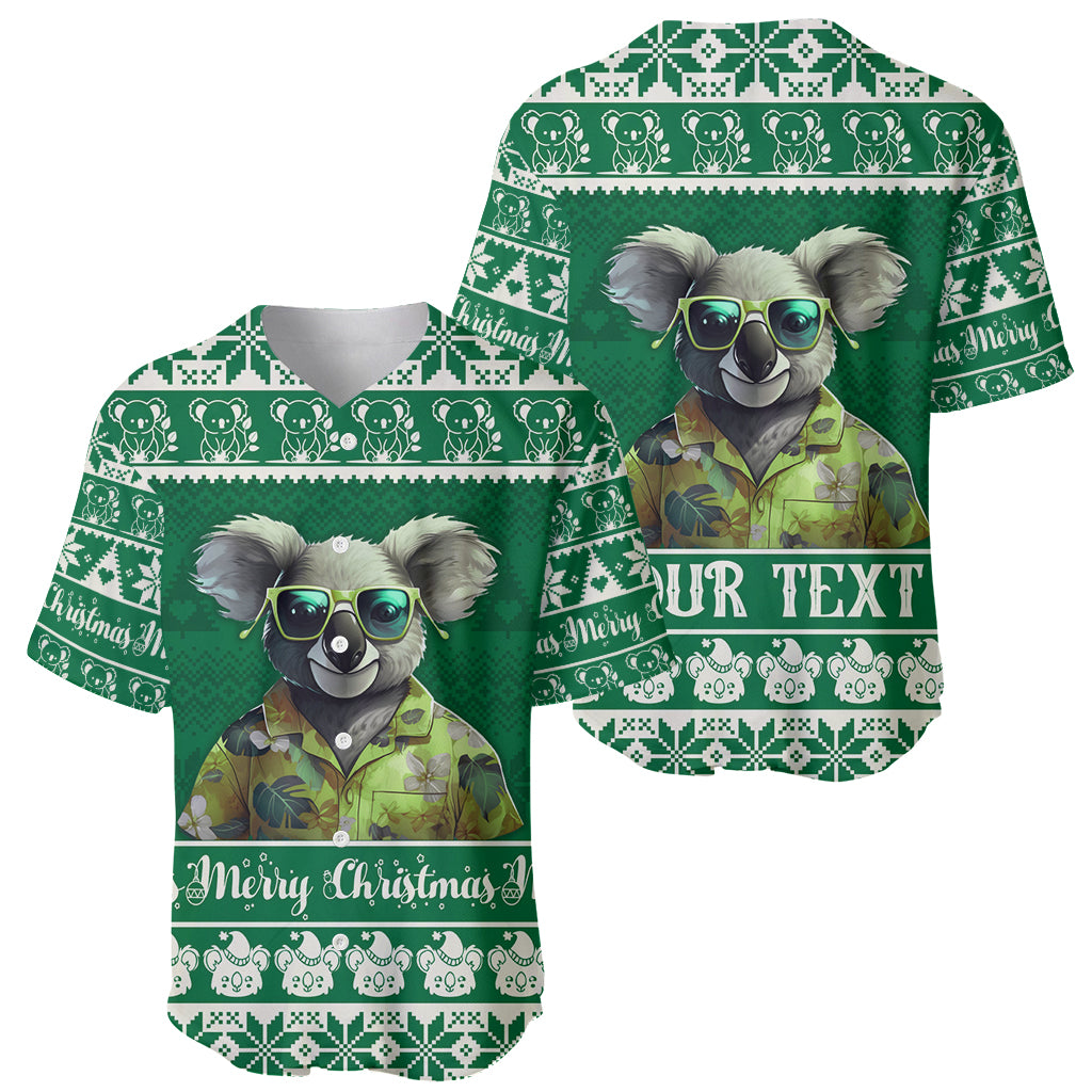 personalised-australia-koala-christmas-baseball-jersey-santa-koala-stay-cool