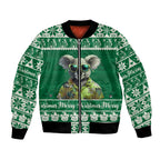 personalised-australia-koala-christmas-bomber-jacket-santa-koala-stay-cool
