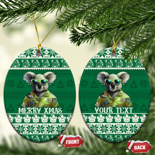personalised-australia-koala-christmas-ceramic-ornament-santa-koala-stay-cool