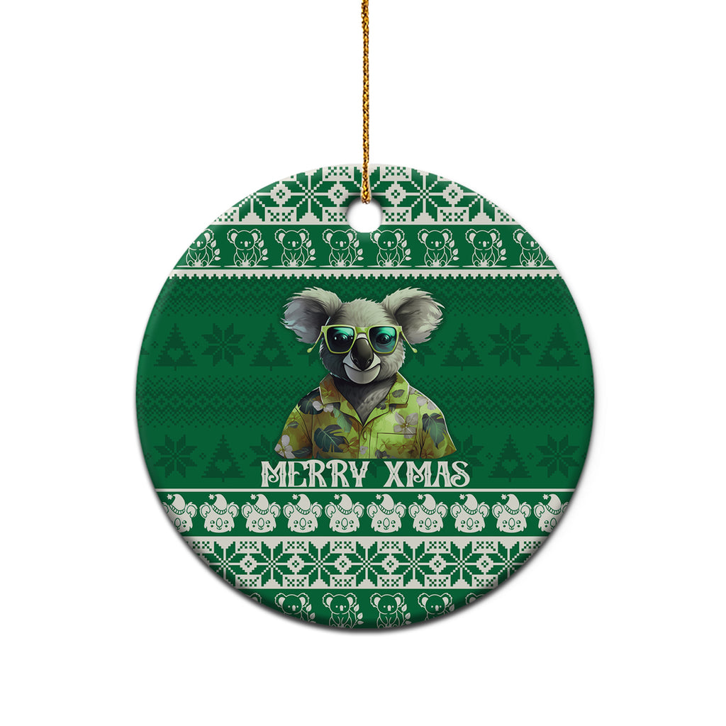 personalised-australia-koala-christmas-ceramic-ornament-santa-koala-stay-cool