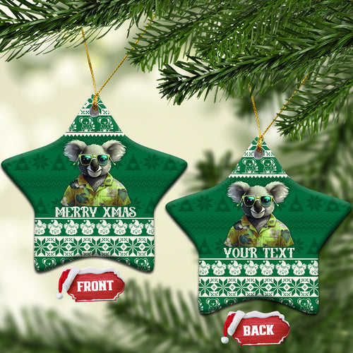 personalised-australia-koala-christmas-ceramic-ornament-santa-koala-stay-cool