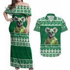 personalised-australia-koala-christmas-couples-matching-off-shoulder-maxi-dress-and-hawaiian-shirt-santa-koala-stay-cool