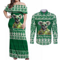 personalised-australia-koala-christmas-couples-matching-off-shoulder-maxi-dress-and-long-sleeve-button-shirt-santa-koala-stay-cool