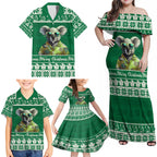 personalised-australia-koala-christmas-family-matching-off-shoulder-maxi-dress-and-hawaiian-shirt-santa-koala-stay-cool