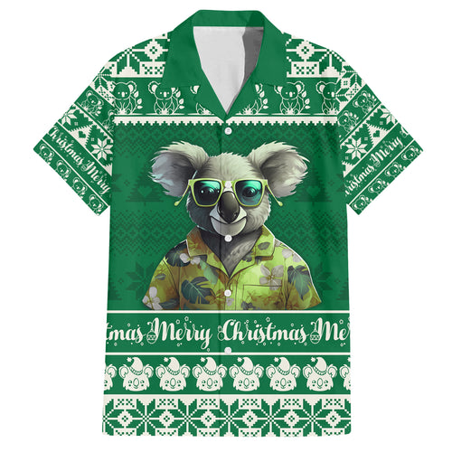 personalised-australia-koala-christmas-family-matching-tank-maxi-dress-and-hawaiian-shirt-santa-koala-stay-cool
