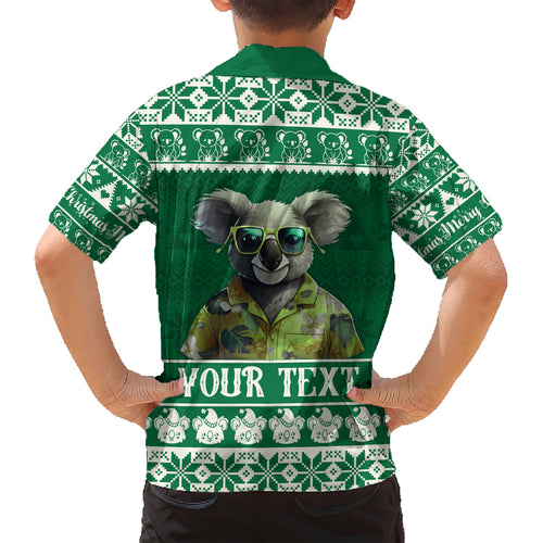 personalised-australia-koala-christmas-hawaiian-shirt-santa-koala-stay-cool