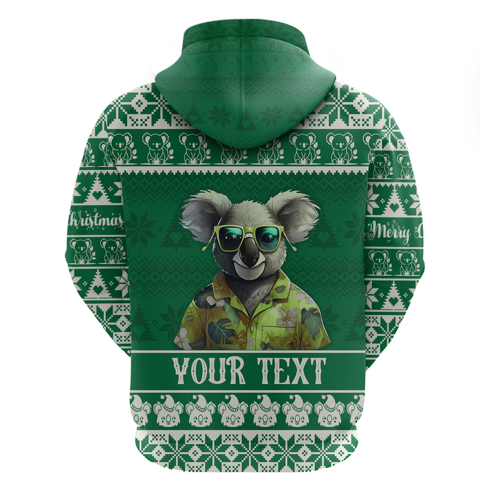 personalised-australia-koala-christmas-hoodie-santa-koala-stay-cool