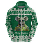 personalised-australia-koala-christmas-hoodie-santa-koala-stay-cool